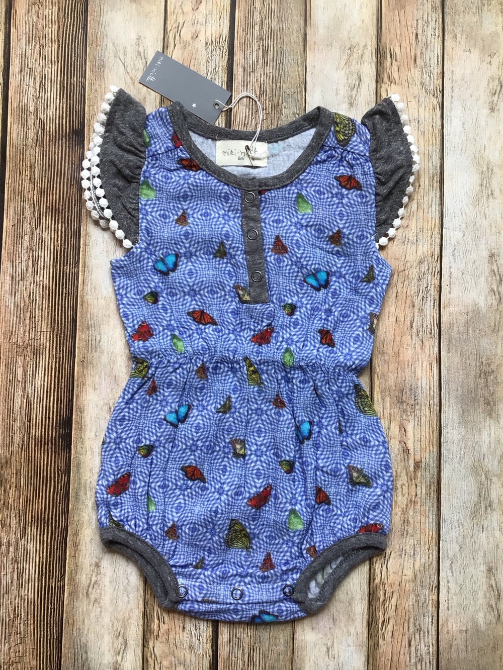 NWT Miki Miette Butterfly Romper